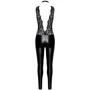 Комбинезон Noir Handmade F298 Libido Deep-V catsuit with collar and pearl chain Black, S: Страна-производитель товара Польша