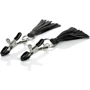 CalExotics Playful Tassels Nipple Clamps зажимы для сосков с кисточками, черный: Цвет черный