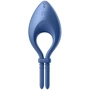 Эрекционное смарт виброкольцо лассо с регулировкой размера Satisfyer Bullseye Blue: Цвет синий