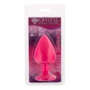 Анальная пробка CRYSTAL Pink Silicone Chrysolite, L: Для кого Унисекс