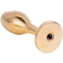 Анальная пробка LOCKINK Sevanda White Fox-Tail Anal Rose-shape Plug: Материал Медицинский металл