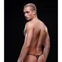 Мужские стринги Microfiber G-string, черно-белый M/L фото 2