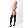Легінси з відкритими стегнами Noir Handmade F323 Rebel wetlook chaps Black, M: Матеріал Полиэстер