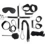 Набор Art of Sex - BDSM Set Leather, 10 предметов, натуральная кожа, черный: Производитель Art of Sex