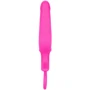 Анальная пробка Pipdream Silicone Groove Probe, 10,25х3,25 см, розовый: Материал Силикон