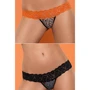 Набір Obsessive Lacea з двох стрінгів, S / M фото 2