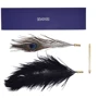 Набор перышек для ласк LOCKINK Sevanda Natural Peacock Flirting Feather Tickler: Цвет золотой