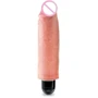 Вибромассажер King Cock 6 Vibr Stiffy Flesh, 17.8x4.2 см: Назначение Вагинальные