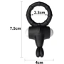 Виброкольцо LoveToy Power Clit Cockring Thriller Black фото 5