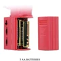 Вибратор с стимулятором клитора Cute baby vibrator, BW-004102 PINK: Тип управления Кнопочное