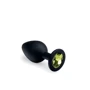 Анальний корок CRYSTAL Black Silicone Chrysolite, L