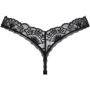 Кружевные стринги Obsessive Donna Dream thong M/L Black: Вид Трусы