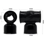 Насадка на вибромассажер LYBAILE Power Head Male Masturbator Wand Massager Head Transparent: Наличие вибрации Нет