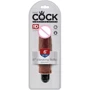 Вібромасажер King Cock 6 Vibr Stiffy Flesh, 17,8х4,2 см, коричневий: Призначення Вагінальні
