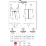 Сексуальный корсет с кружевом Obsessive Charmea, S/M фото 4
