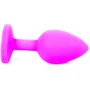 Анальная пробка Boss Series - Jewellery Pink Silicon PLUG Medium Light Blue (BS6400085) фото 6