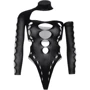 Боді Leg Avenue Seamless thong back bodysuit Black One Size: Застосування На тело