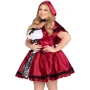Костюм красной шапочки Leg Avenue Gothic Red Riding Hood 3X-4X: Материал Полиэстер