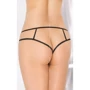 Женские стринги SoftLine G-String 2483, M/L (black): Вид Трусы