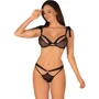 Комплект белья Obsessive Obsessivia black S/M