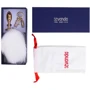 Анальная пробка Кроличий хвост LOCKINK SEVANDA White Bunny-Tail Anal Rose-shape Plug: Наличие вибрации Нет