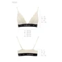 Эластичный топ с кружевом Passion PS001 TOP ecru, size S: Вид Бюстгальтеры