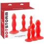 Набор анальных стимуляторов Chisa Anal Wave Probe Kit Red, 291206
