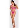 Спокусливе боді Obsessive B121 raspberry S/M/L: Декор Без декора