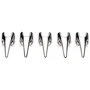 Набір каблучок з пазурами Master Series Five-Piece Sensation Claw Rings - Silver: Розмір Универсальный