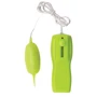 Виброяйцо, що світиться в темряві Glo-Glo a Go-Go Electric Lemon Flicker Tip Vibrating Bullet, лайм