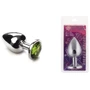 Анальна пробка, Silver Chrysolite, L: Для кого унісекс
