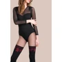 Gabriella Cheryl 60 den колготки с узором из красных роз, 2 фото 3