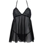 Пеньюар ECO Passion KERRIA CHEMISE black L/XL: Для кого Для женщин