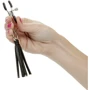 CalExotics Playful Tassels Nipple Clamps зажимы для сосков с кисточками, черный: Для кого Для женщин