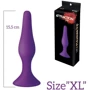 Анальная пробка на присоске MAI Attraction Toys №35 Purple: Тип Анальные пробки