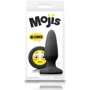 NS Novelties Mojis Plug #OMG Medium - средняя анальная пробка, 8x3.7 см, черный: Для кого Унисекс