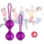 Набор вагинальных шариков с вибрацией и пультом ДУ FOX - Vibrating Silicone Kegel Balls Set USB: Для кого Для женщин