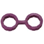 Наручники силіконові Doc Johnson Bondage Silicone Cuffs Large (фіолетові)