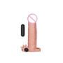Насадка с вибрацией LoveToy Pleasure X-Tender Vibrating Penis Sleeve Flesh Add 2", Flesh