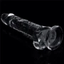 Фаллоимитатор LoveToy Flawless Clear Dildo 7.5": Длина проникновения, см 14