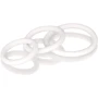 CalExotics Rubber Ring - 3 Piece Set - набор эрекционных колец, белый фото 4