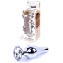 Анальная пробка BOSS of TOYS Boss Series - Jewellery Silver BUTT PLUG Clear (BS6400075)