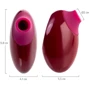 Вакуумний кліторальний стимулятор A-Toys Myrty, burgundy: Призначення Вакуумні