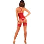 Прозрачный корсет Obsessive Lacelove corset XL/2XL Red: Для кого Для женщин