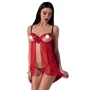 Еротичний комплект Passion Exclusive CHERRY CHEMISE red L / XL