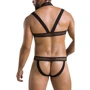 Соблазнительный комплект Passion 043 SET JACOB black XXL/XXXL: Декор Стрепы, Сеточка