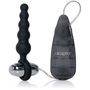 Анальная вибро-пробка Booty Call Booty Shaker, 10.3x2.5 см, черный