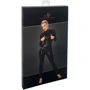 Комбінезон Noir Handmade F319 Caged wetlook catsuit with zippers and ring Black, 3XL: Декор Молния