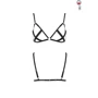 Открытый бюстгальтер-стрепы NICKY BRA black L/XL - Passion Exclusive: Для кого Для женщин