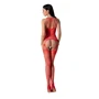 Бодистокинг с множеством бретелей Passion BS095 One Size red: Фасон Бесшовные